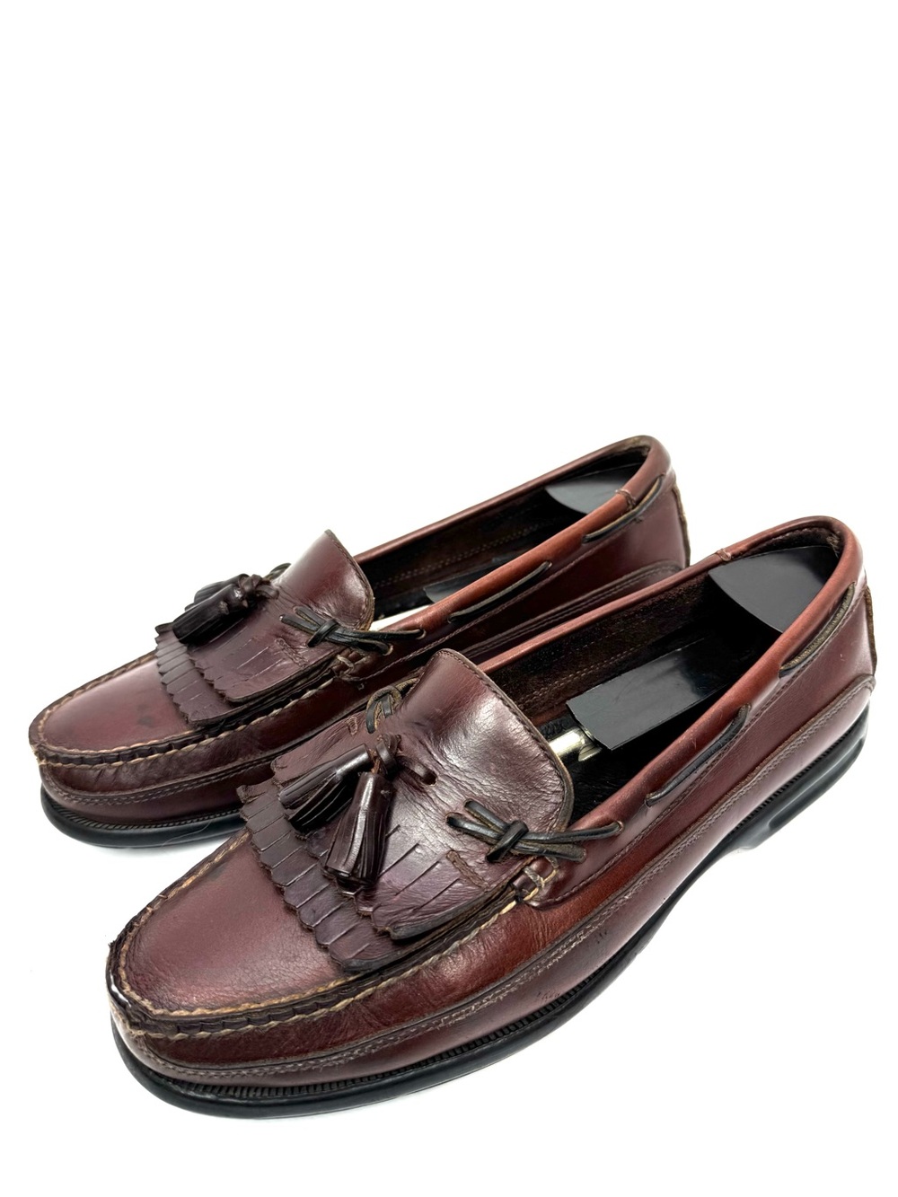 Sperry Top Sider Men's Size 10W Shoes Brown Leather Comfort Casual Kiltie Loafer